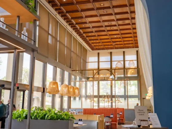 The Peel dining room