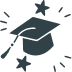 a graduation icon